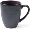 Bitz Tasse avec poignée, noir / violet, Ø 10cm