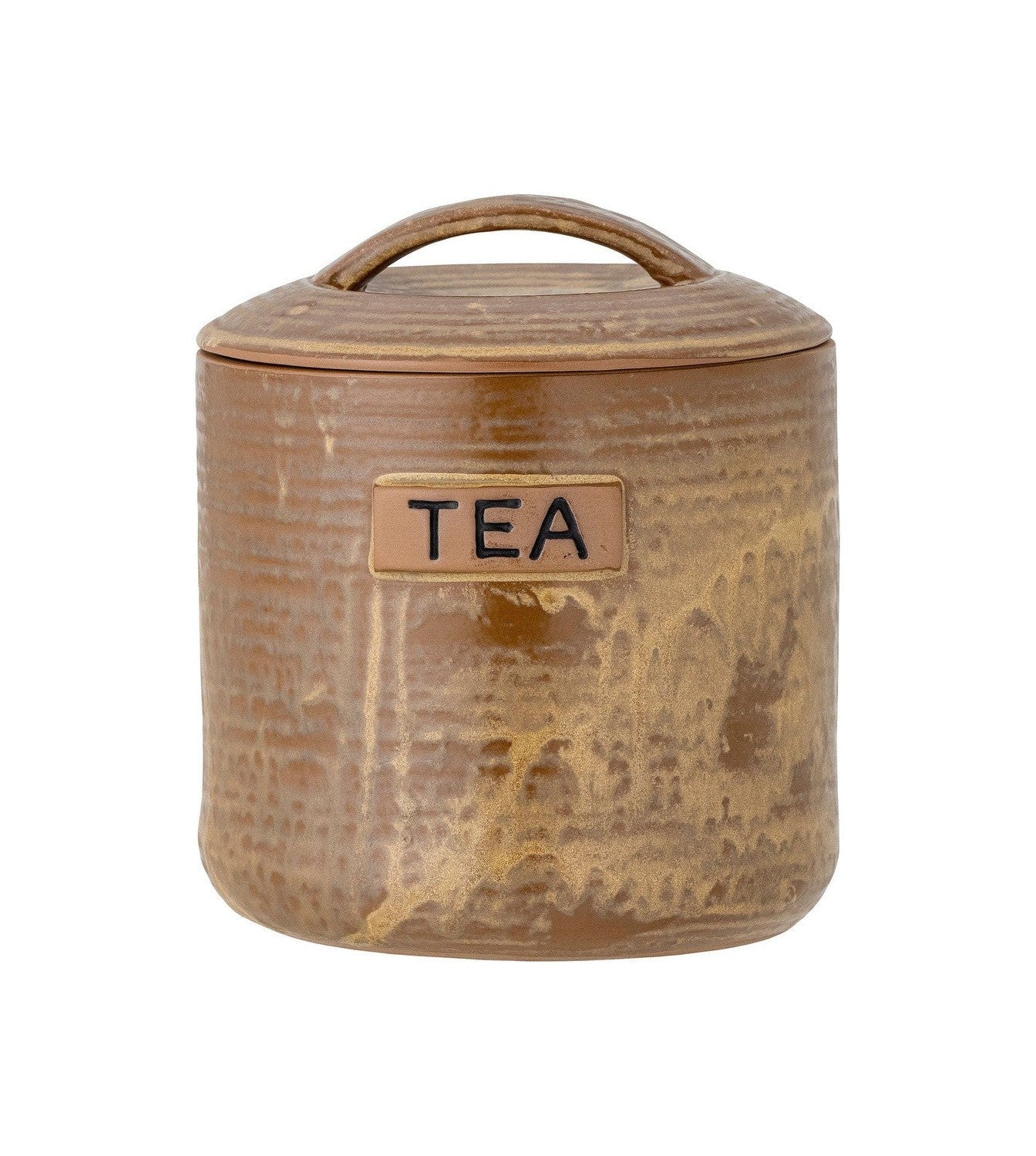 Bloomingville Aeris Jar带盖，棕色，stoneware