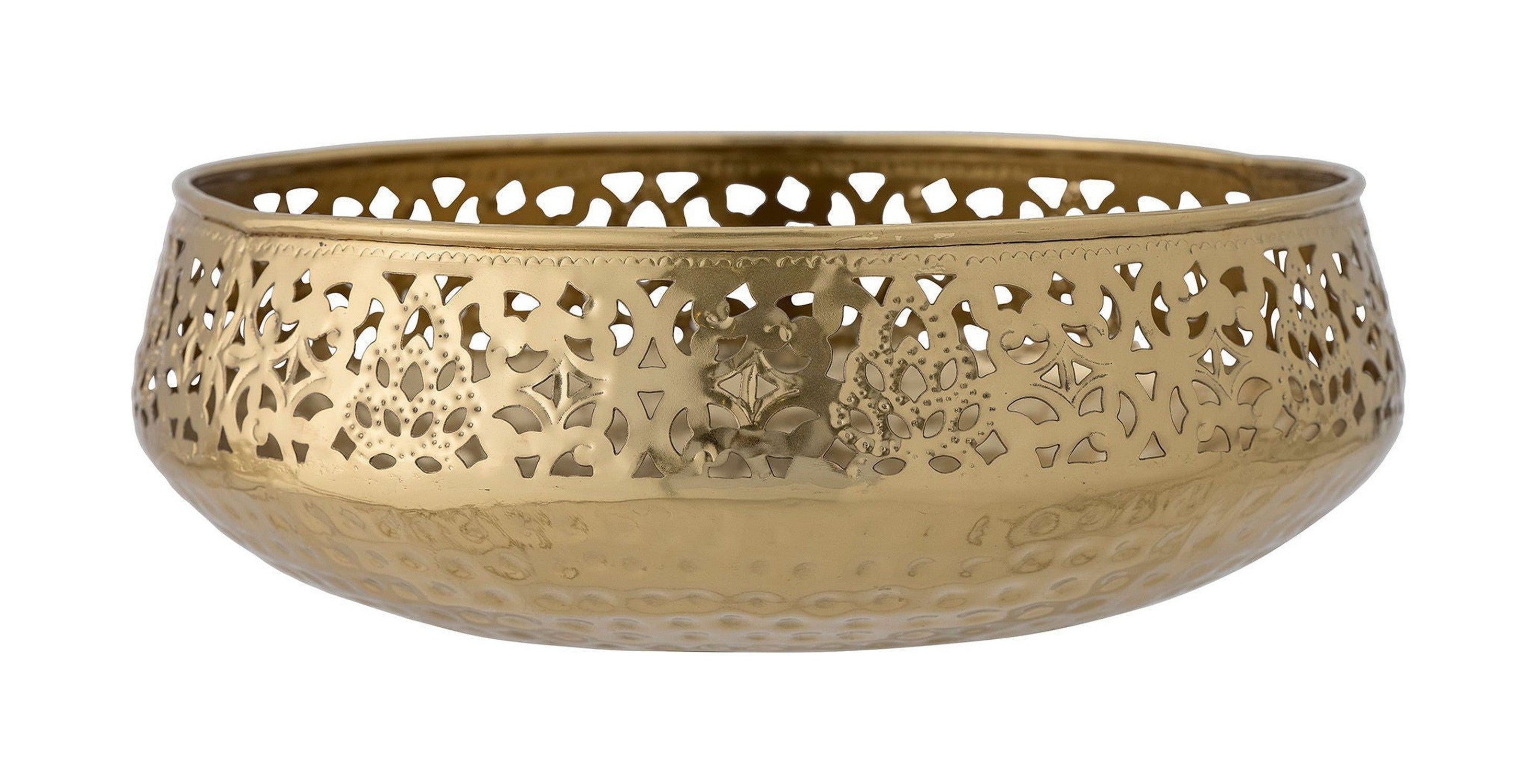 Bloomingville Aisha Deco Bowl, Gold, Metall