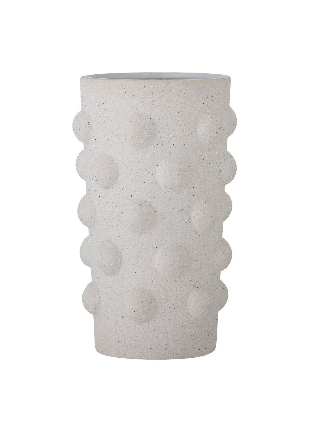 Bloomingville Artan Vase, weiß, Steinzeug