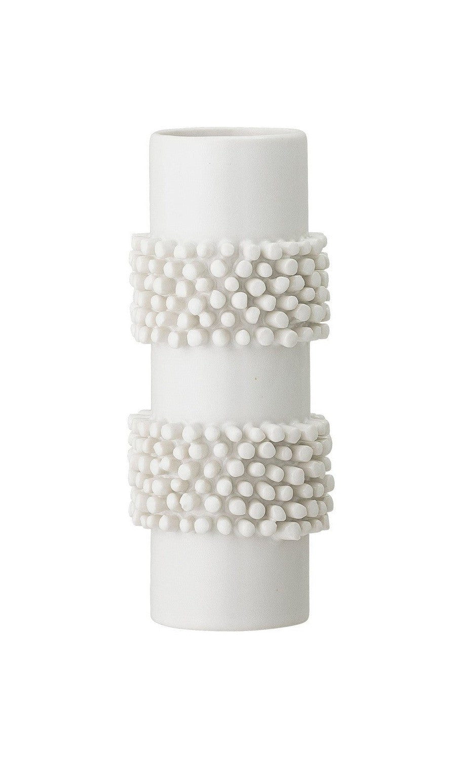 Bloomingville Barrit花瓶，白色，石器