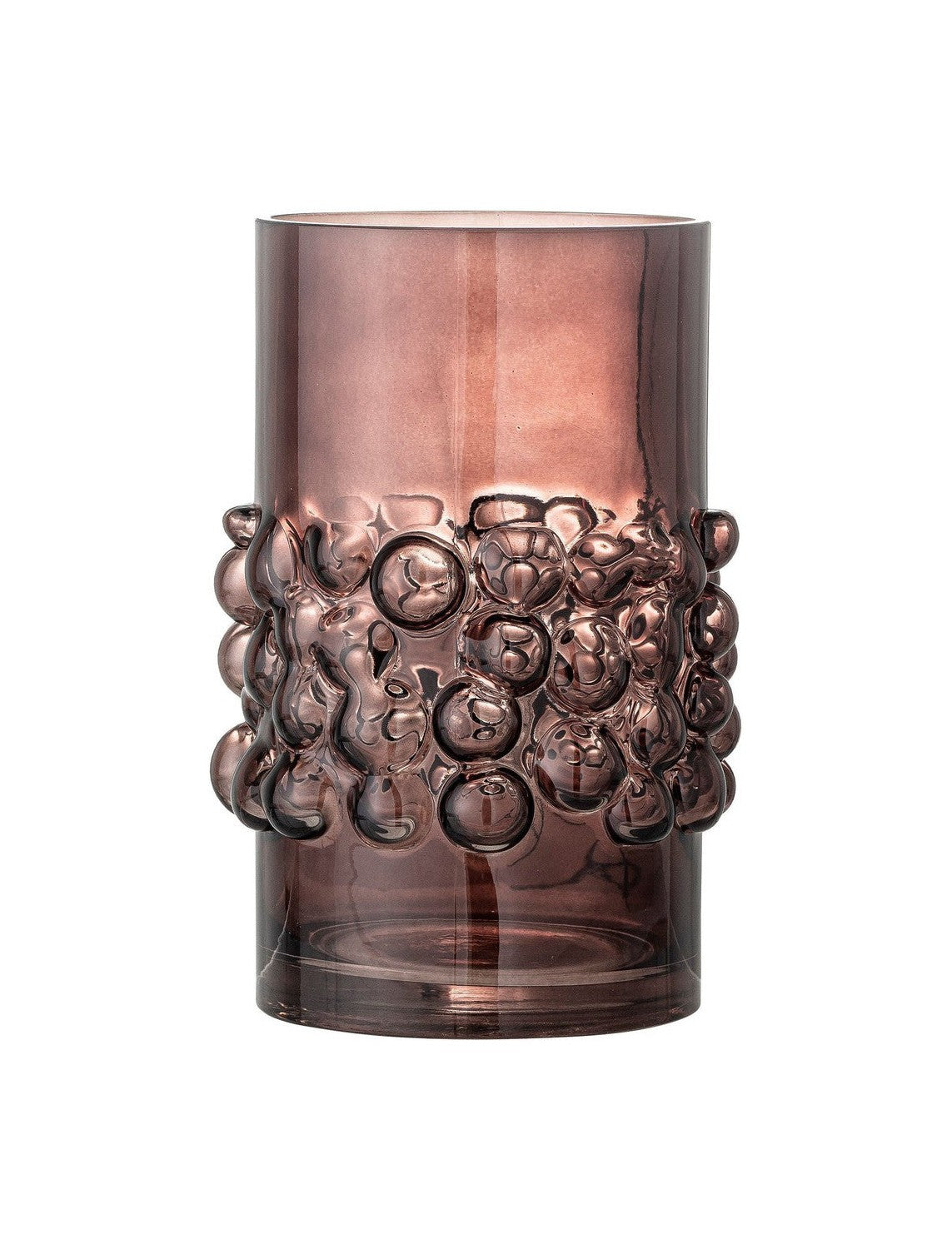 Bloomingville Bendie Vase, braun, Glas