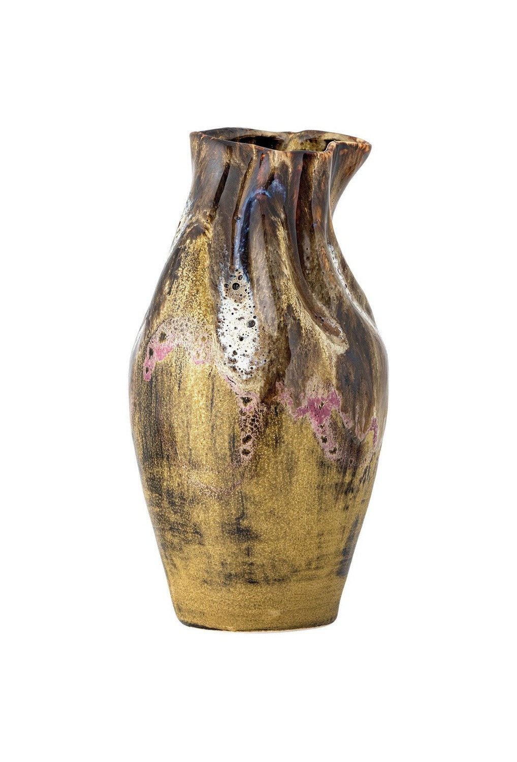 Bloomingville Benoit Vase, Brown, Stoneware
