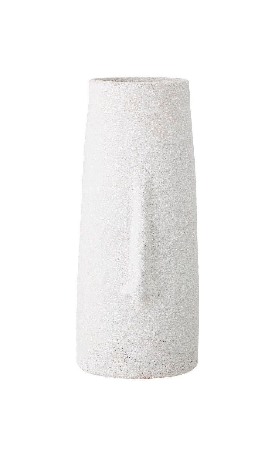 Bloomingville Berican Deco Vase, bianco, terracotta
