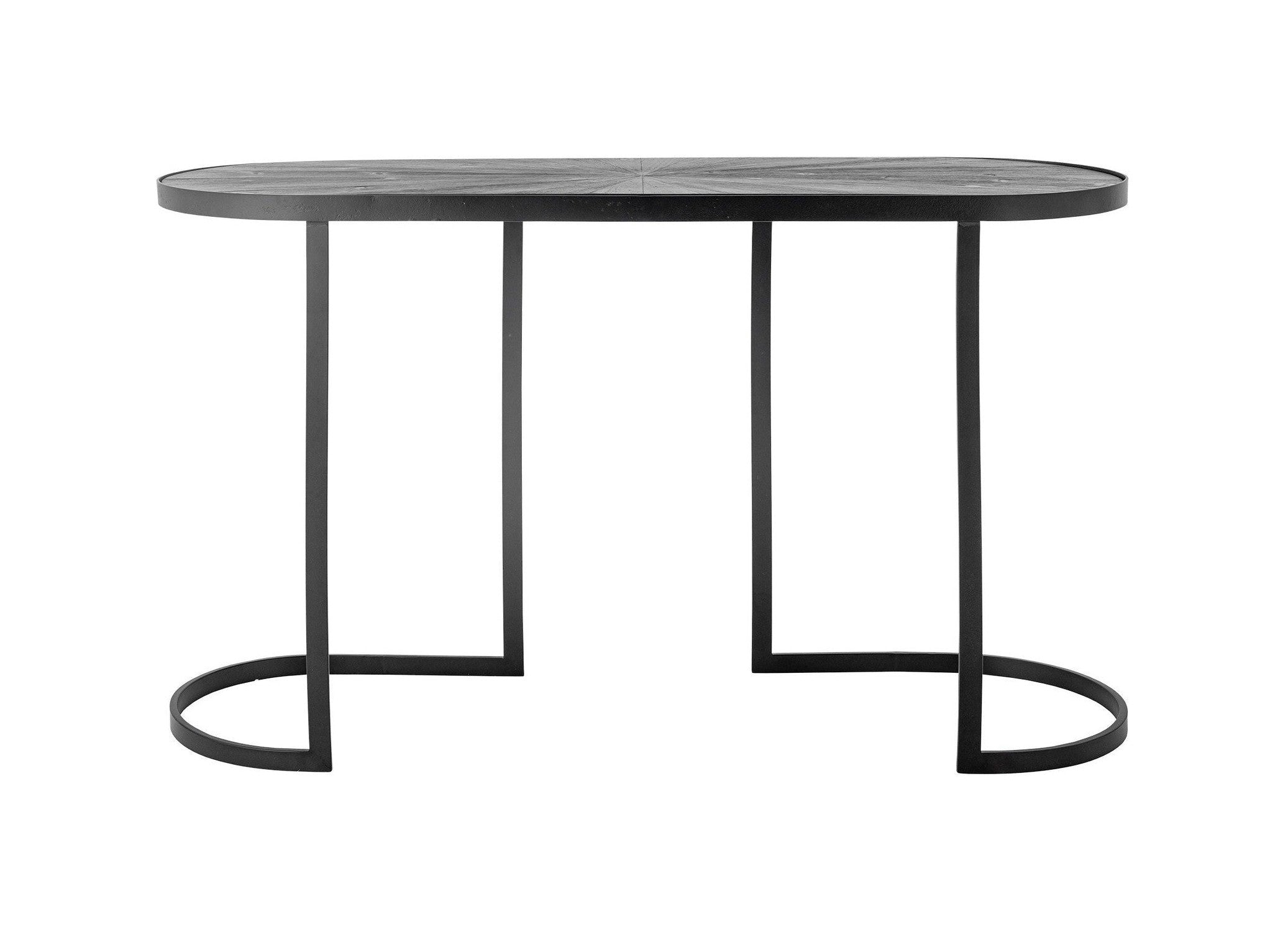 Table de consola de Bloomingville Carter, negro, MDF