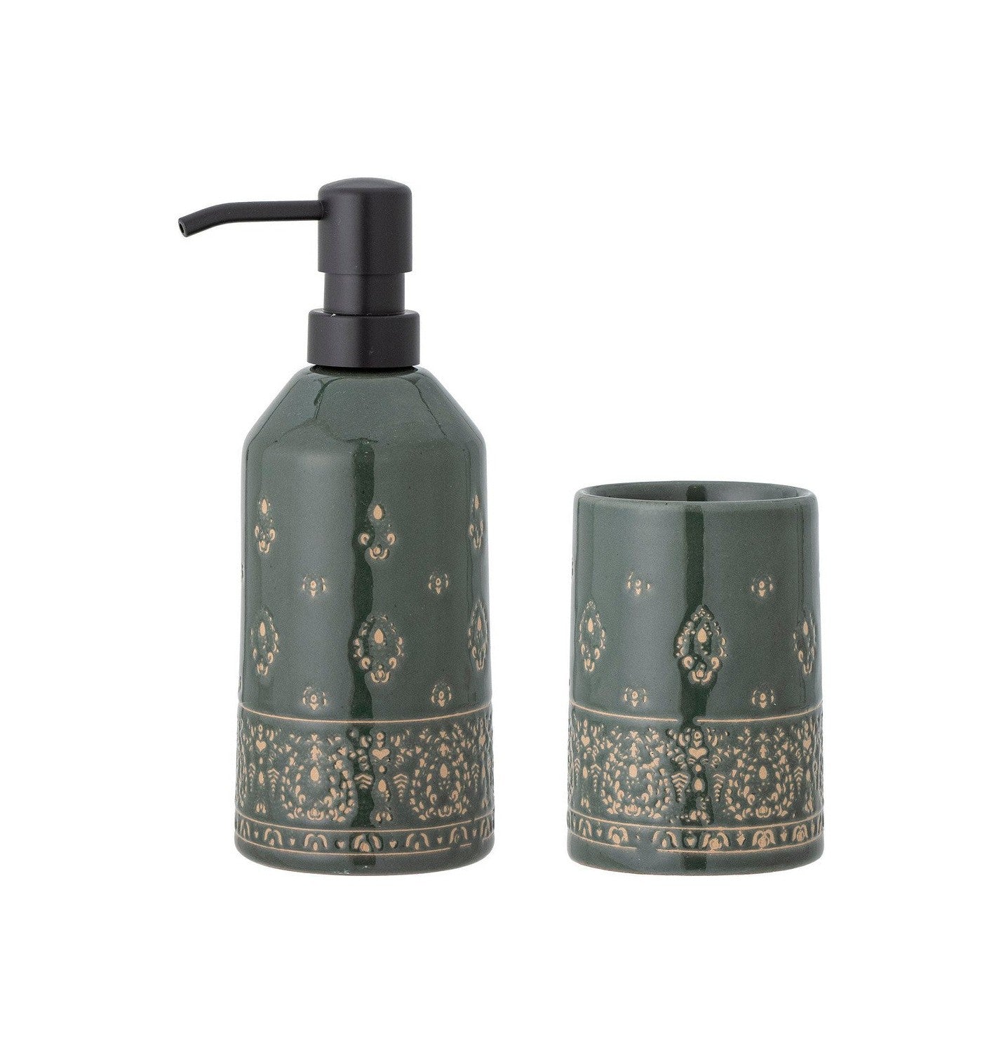 Bloomingville Cheran Soap Dispenser, verde, gres