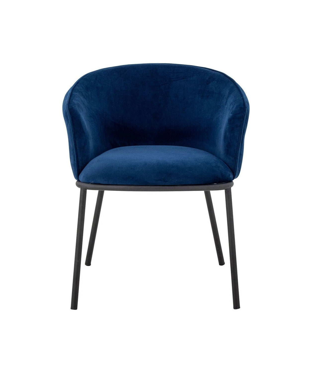 Bloomingville Cortone Dining Chair, Blue, Recycled Polyester