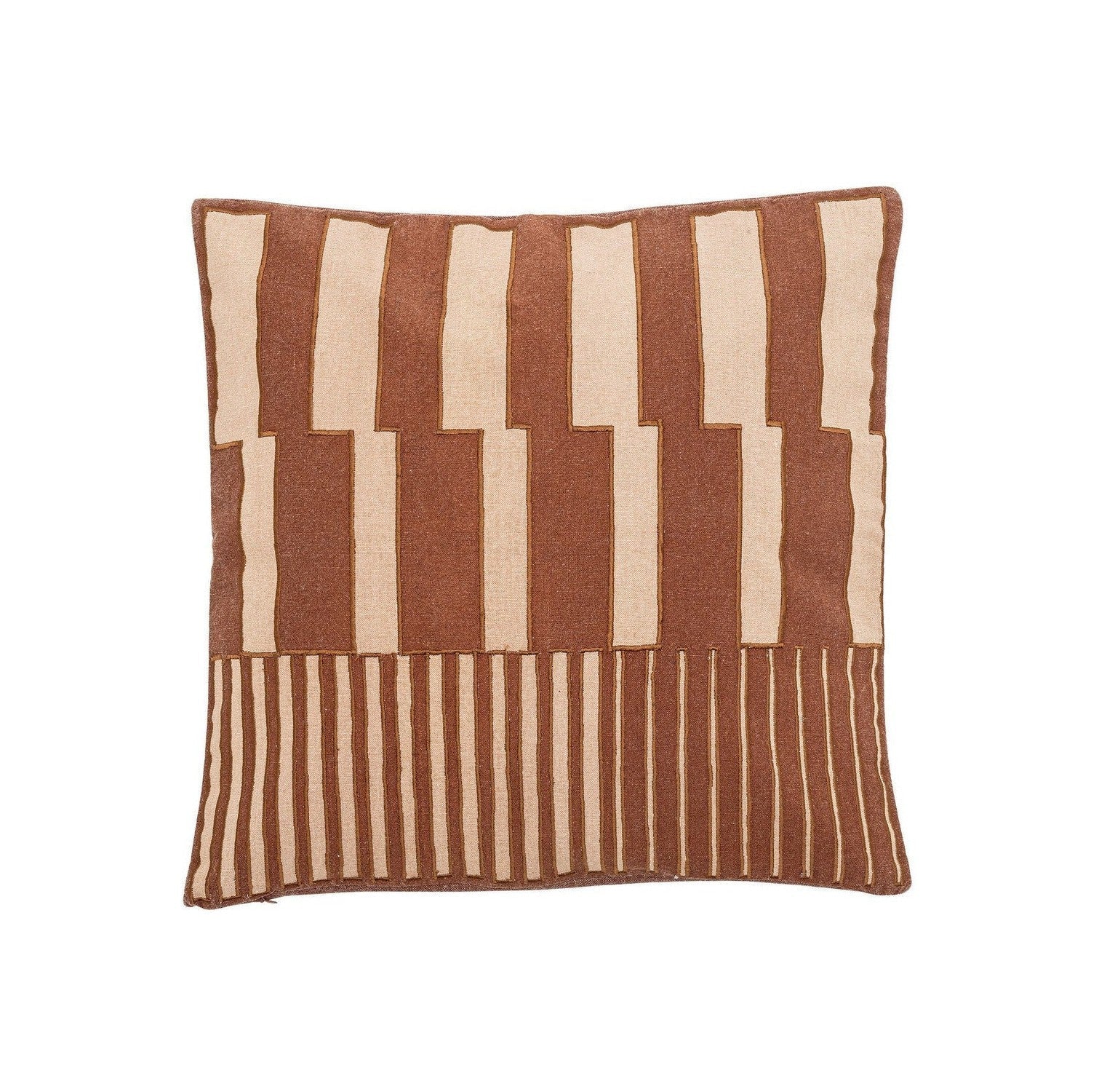 Bloomingville Cowes Cushion，棕色，棉花oeko-Tex®