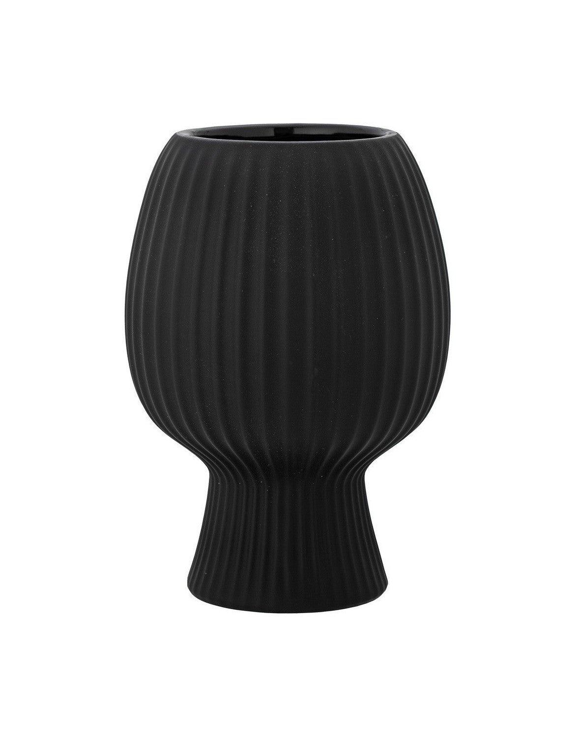 Bloomingville Dagny Vase, noir, grès