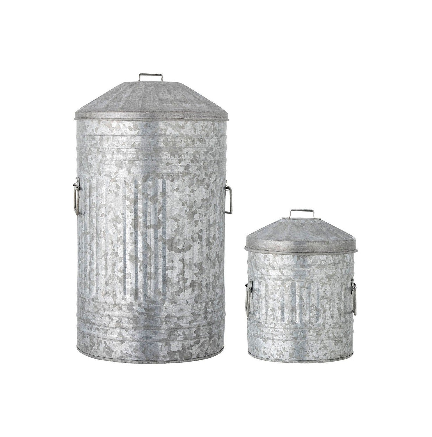 Bloomingville Delina Bucket, grigio, metallo zincato