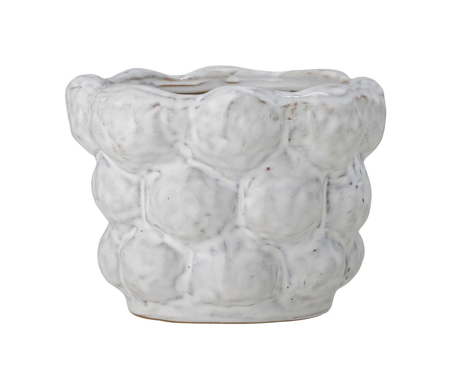 Bloomingville Dieta Flowerpot, White, Stoneware