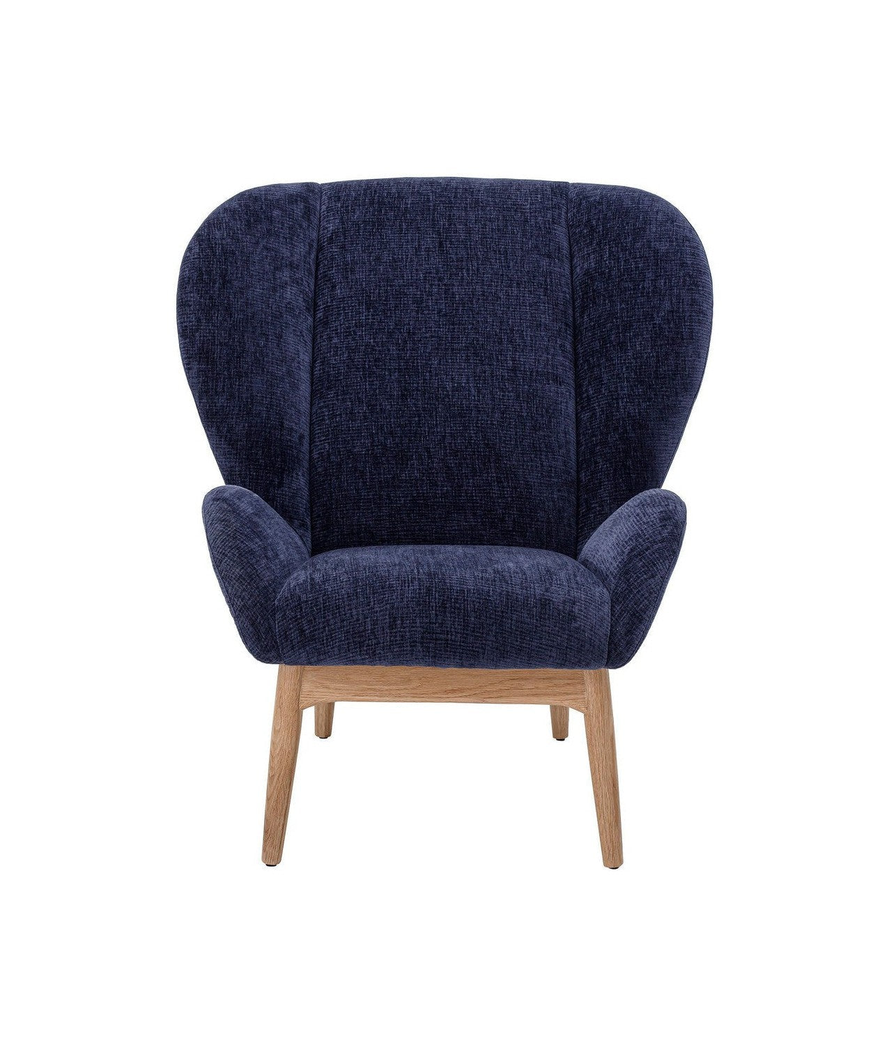 Bloomingville Eable Lounge Chair, Blau, Polyester