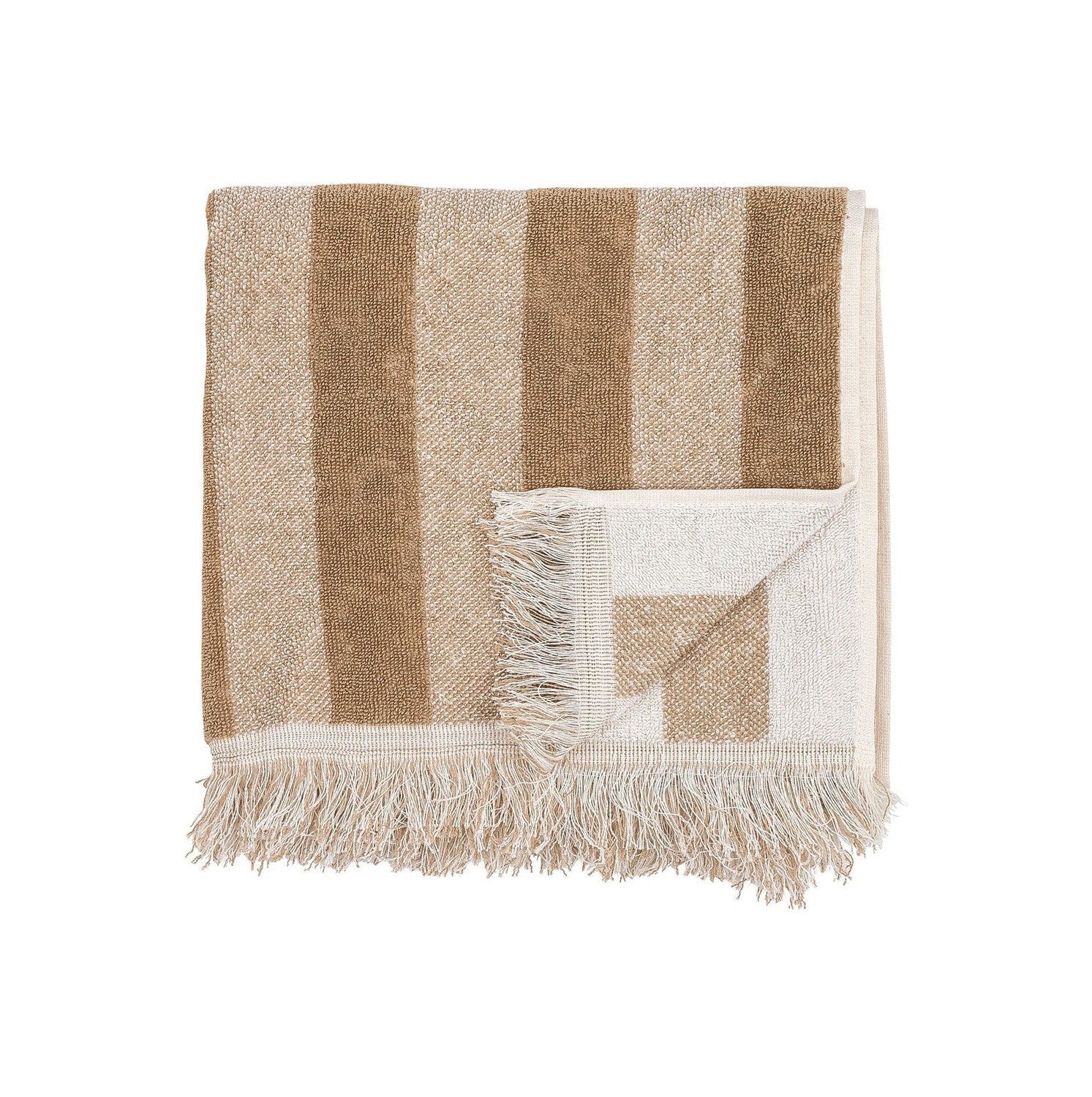 Bloomingville Elaia Towel, Brown, Cotton