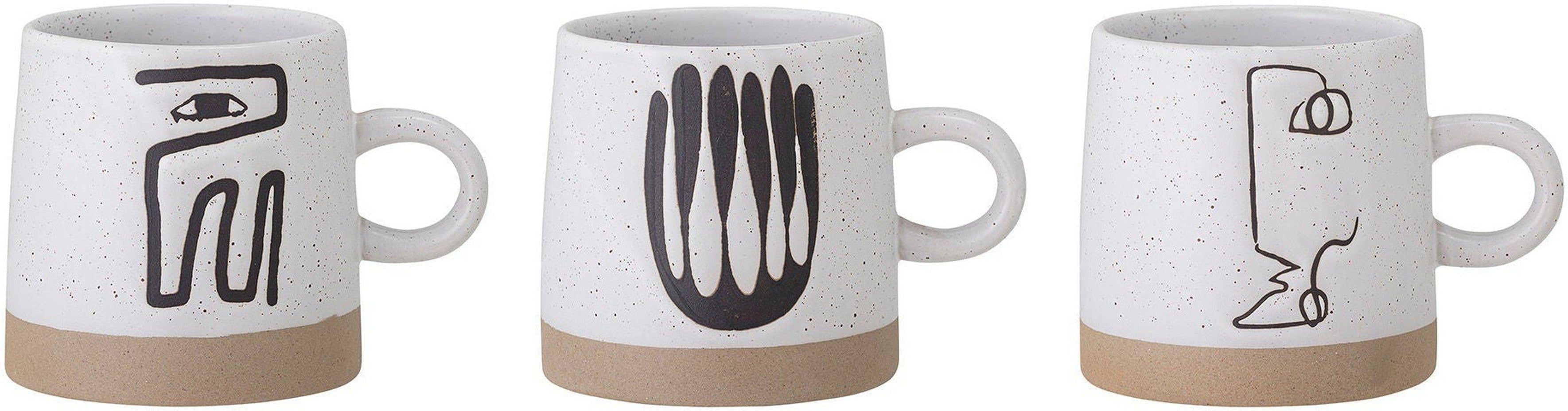 [product_category]-Bloomingville Eliana Mug, Grey, Stoneware-Bloomingville-5711173270125-82052427-BLO-1