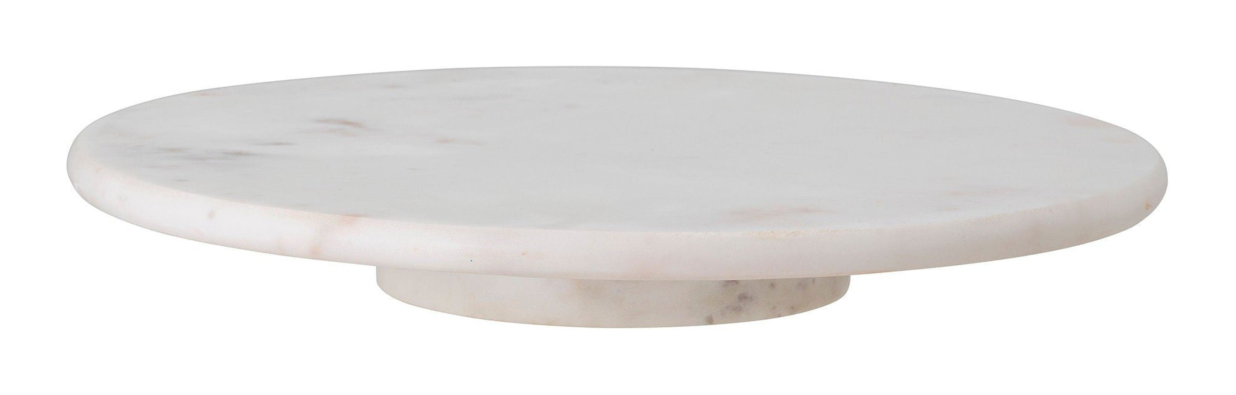 Bloomingville Ellin Turtable, White, Marble