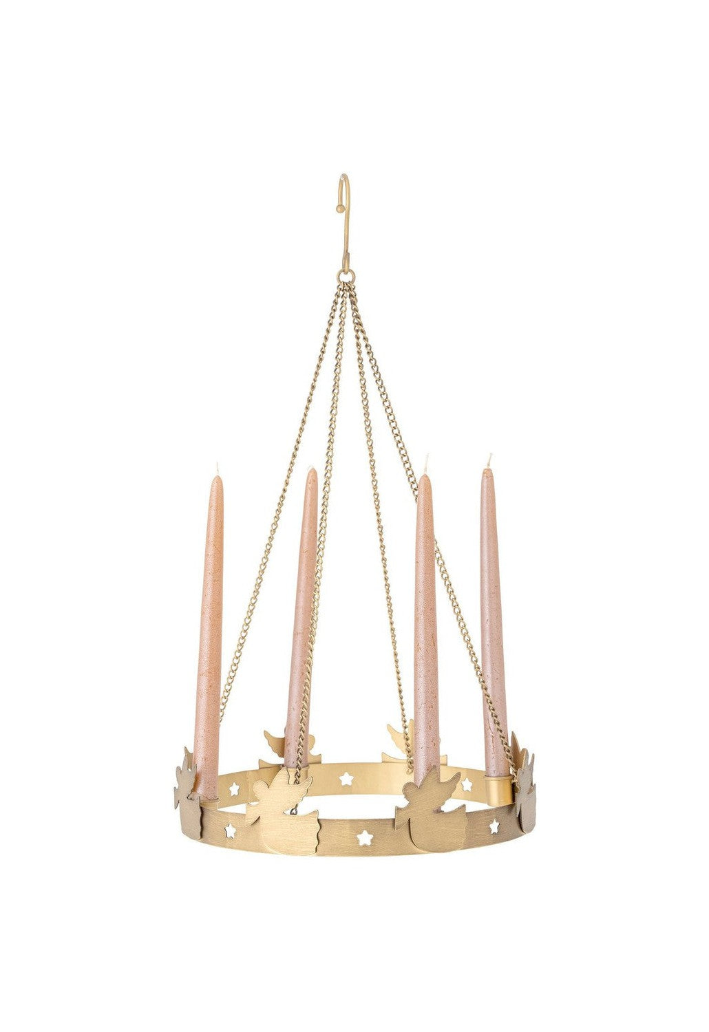 Bloomingville Elmir Advent Candle Holder, kulta, metalli