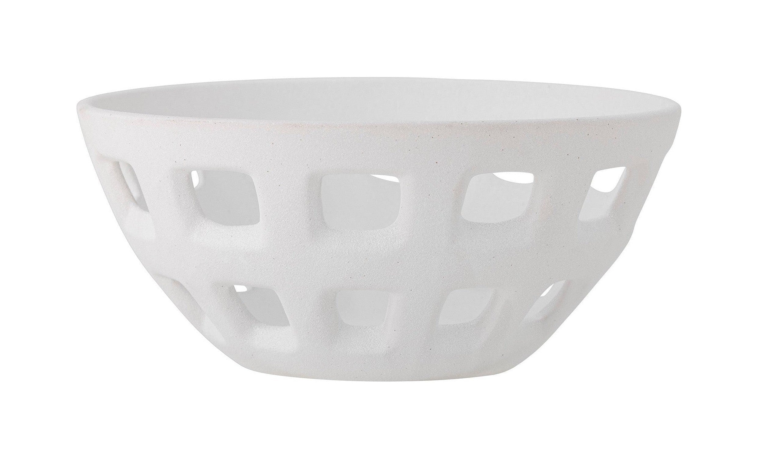 Bloomingville Foligno Deco Bowl, bianco, gresino