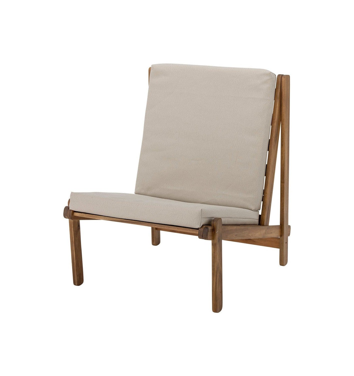 Bloomingville Gani Lounge Chair, Nature, Acacia