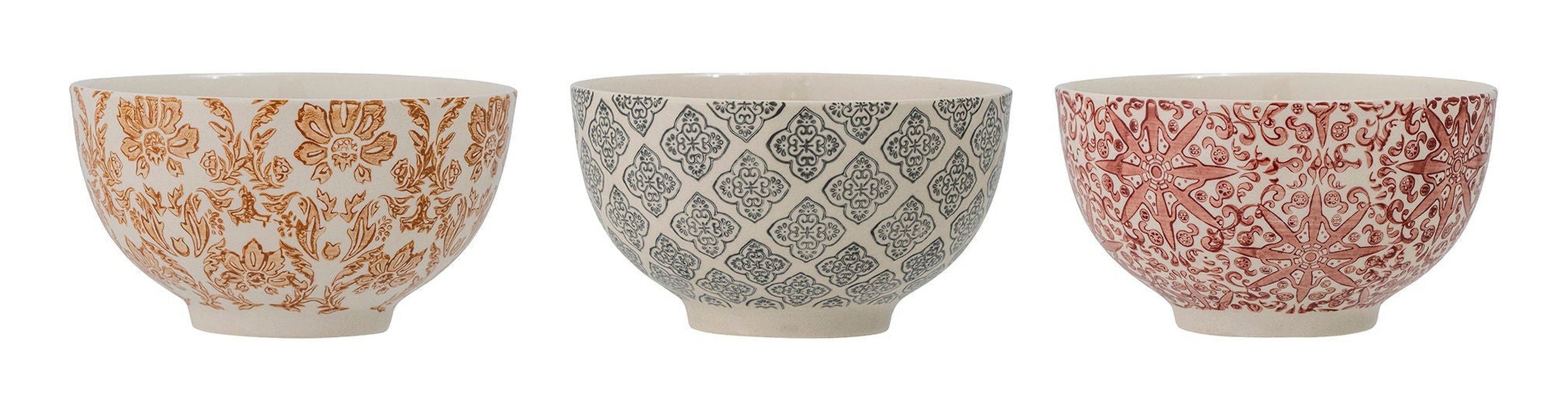 Bloomingville Genia Bowl, Brown, steingods