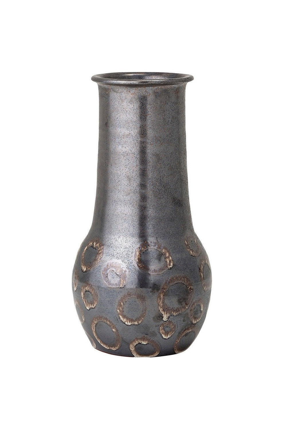 Bloomingville Gorm Deco Vase, noir, terre cuite