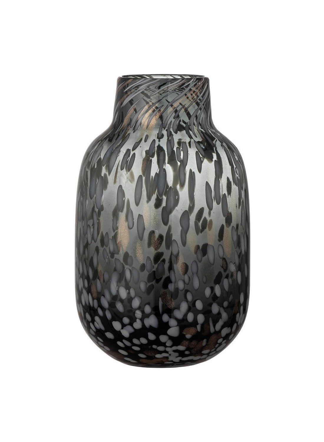 Vase Bloomingville Gwan, gris, verre