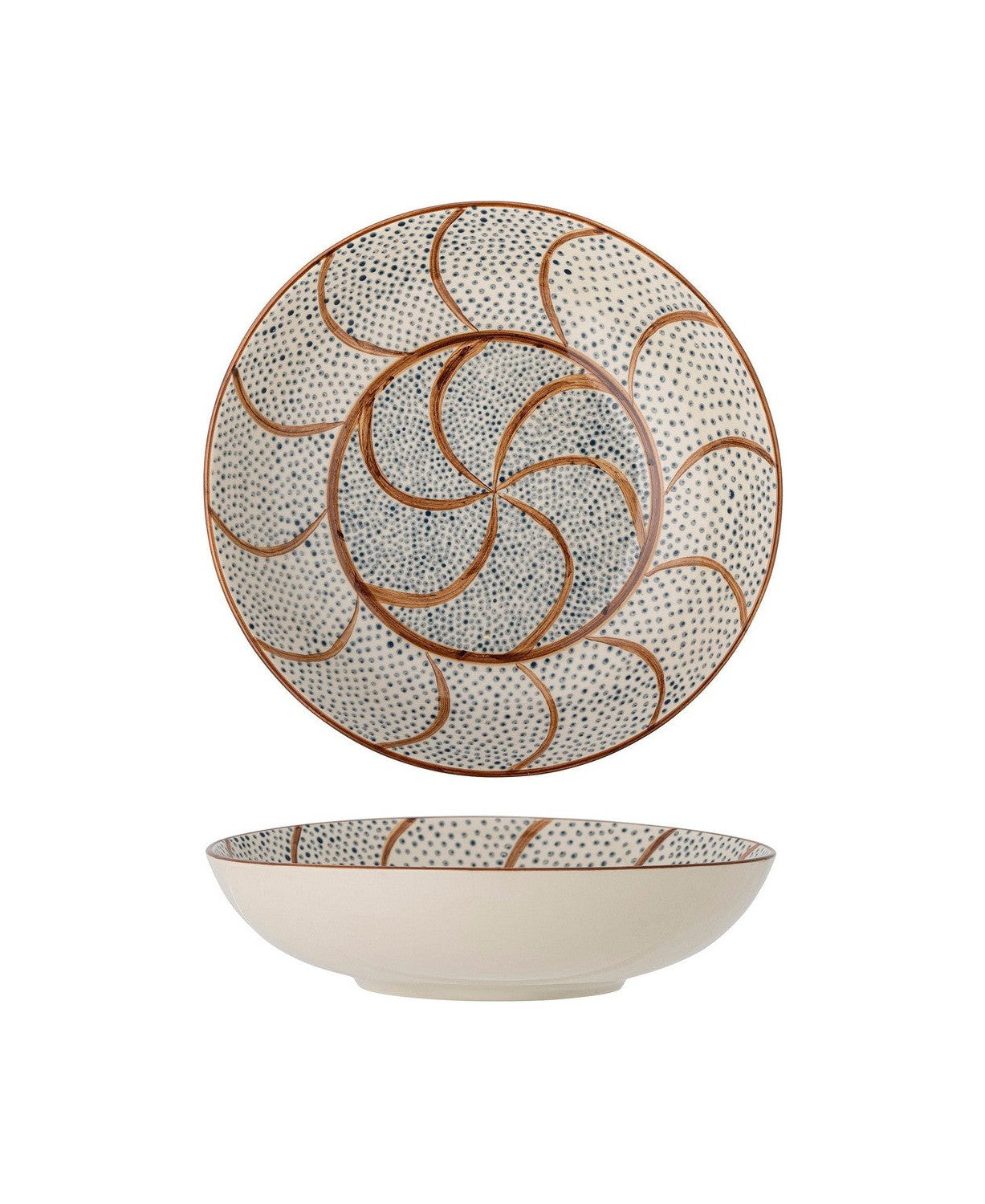 Bloomingville Heikki Bowl，棕色，stoneware