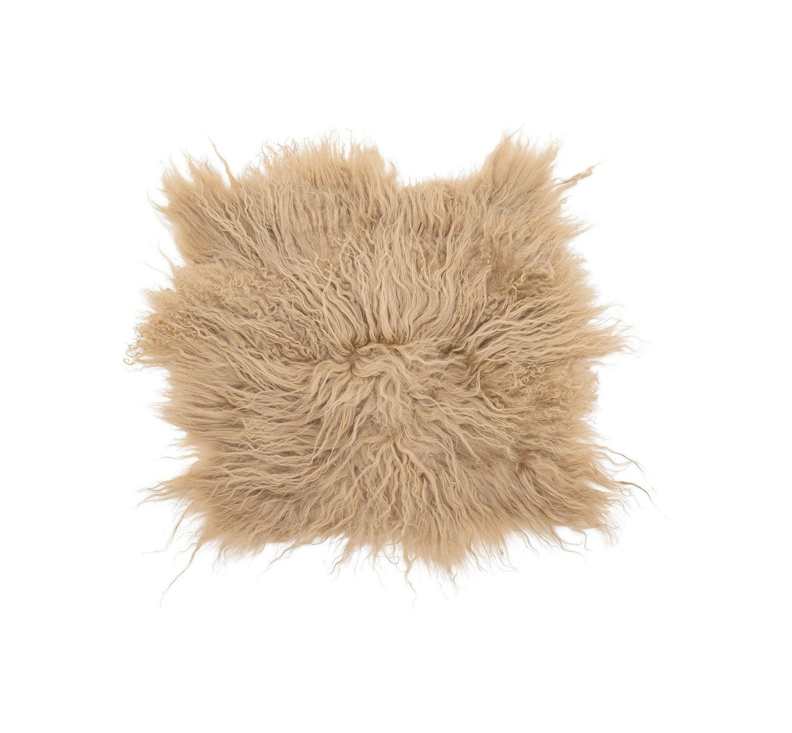 Bloomingville Hilma Seat Pad, Nature, Lambskin Tibetaian