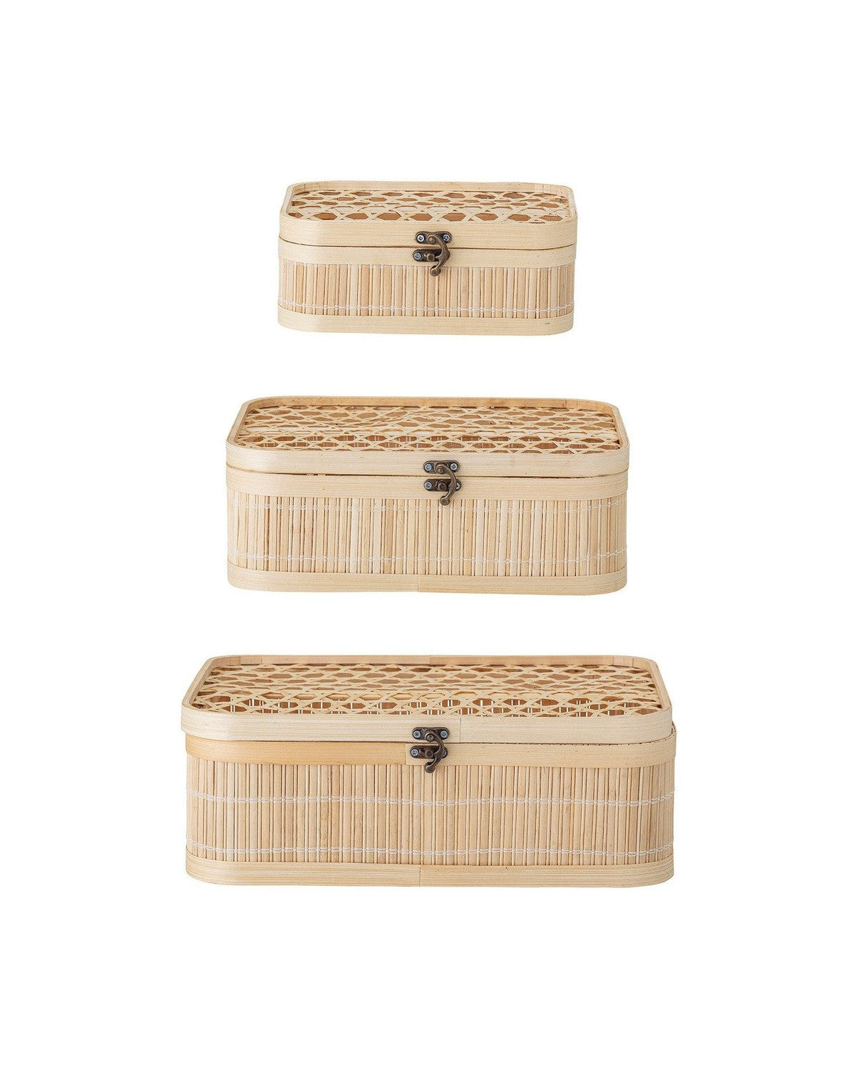 Bloomingville Jach Box m/Lid, Nature, Bamboo