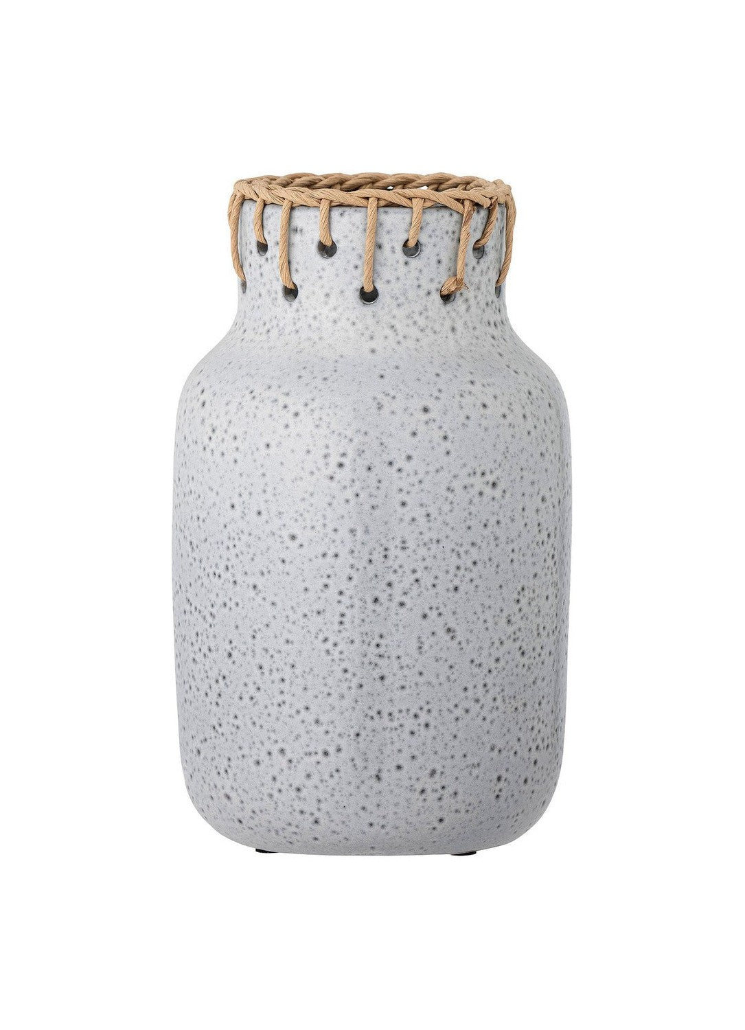 Bloomingville Janel Vase, Grau, Keramik