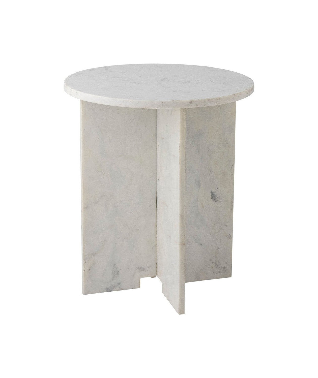 Table d'appoint de Bloomingville Jasmia, blanc, marbre