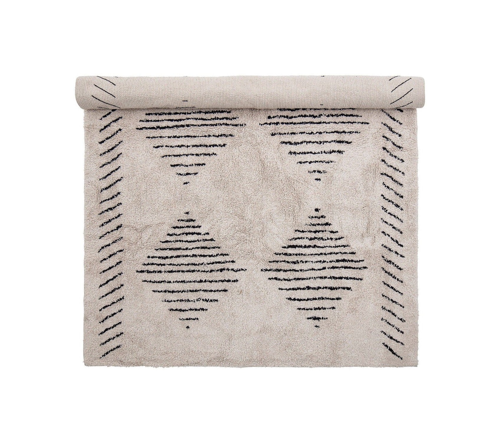 Bloomingville Jegor地毯，自然，棉花