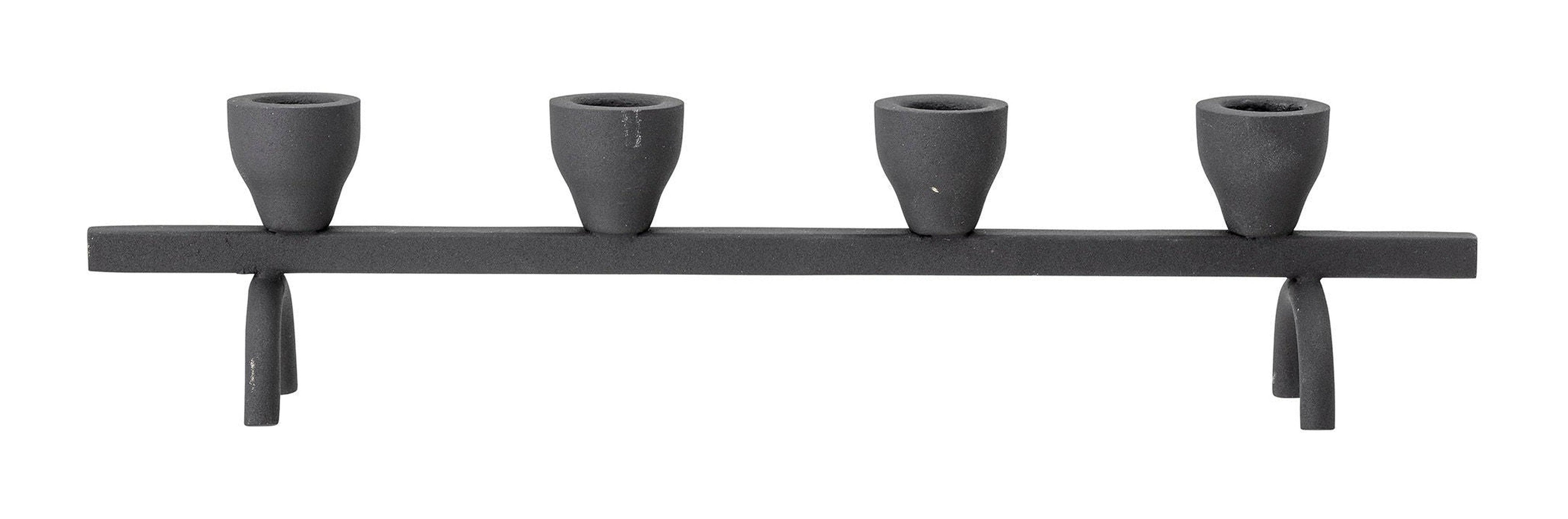 Bloomingville Jerome Candle Holder, nero, metallo