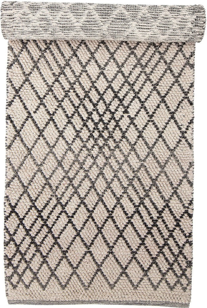 [product_category]-Bloomingville Kaya Rug, Grey, Wool-Bloomingville-5711173262823-82050964-BLO-1