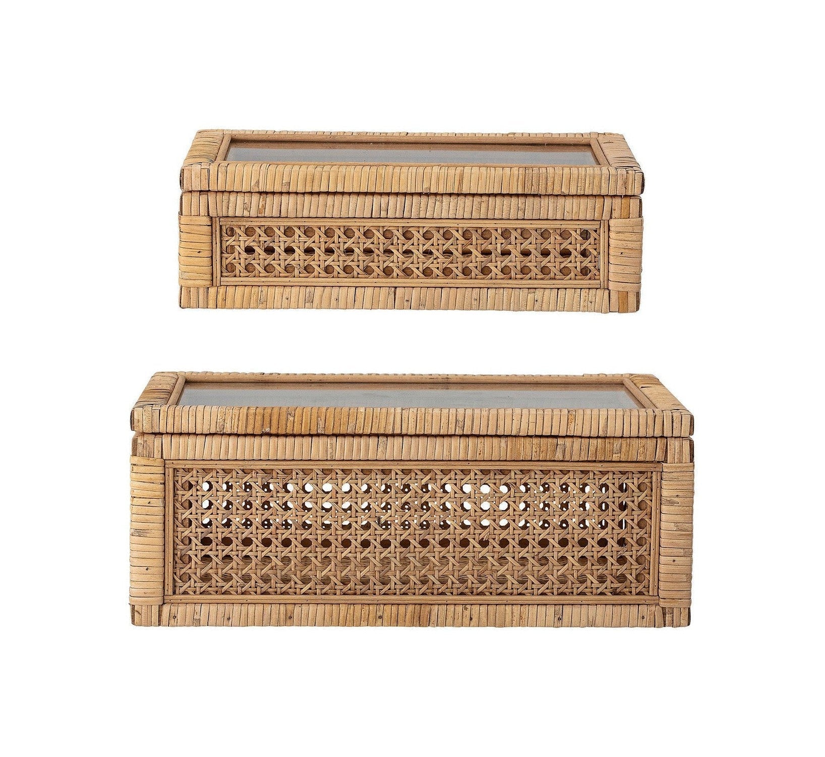 Bloomingville Lally Box w/Lid, Nature, Rattan