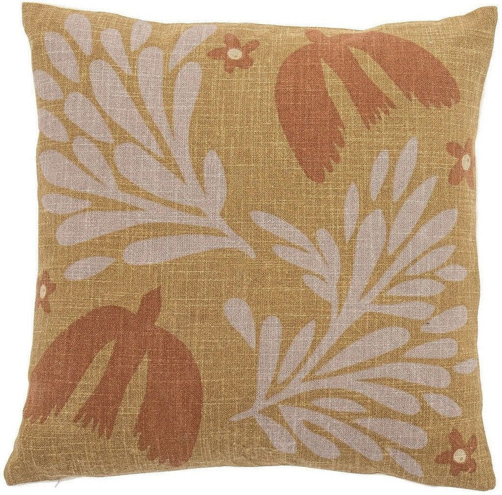 [product_category]-Bloomingville Lark Cushion, Yellow, Cotton-Bloomingville-5711173317141-82058161-BLO-1