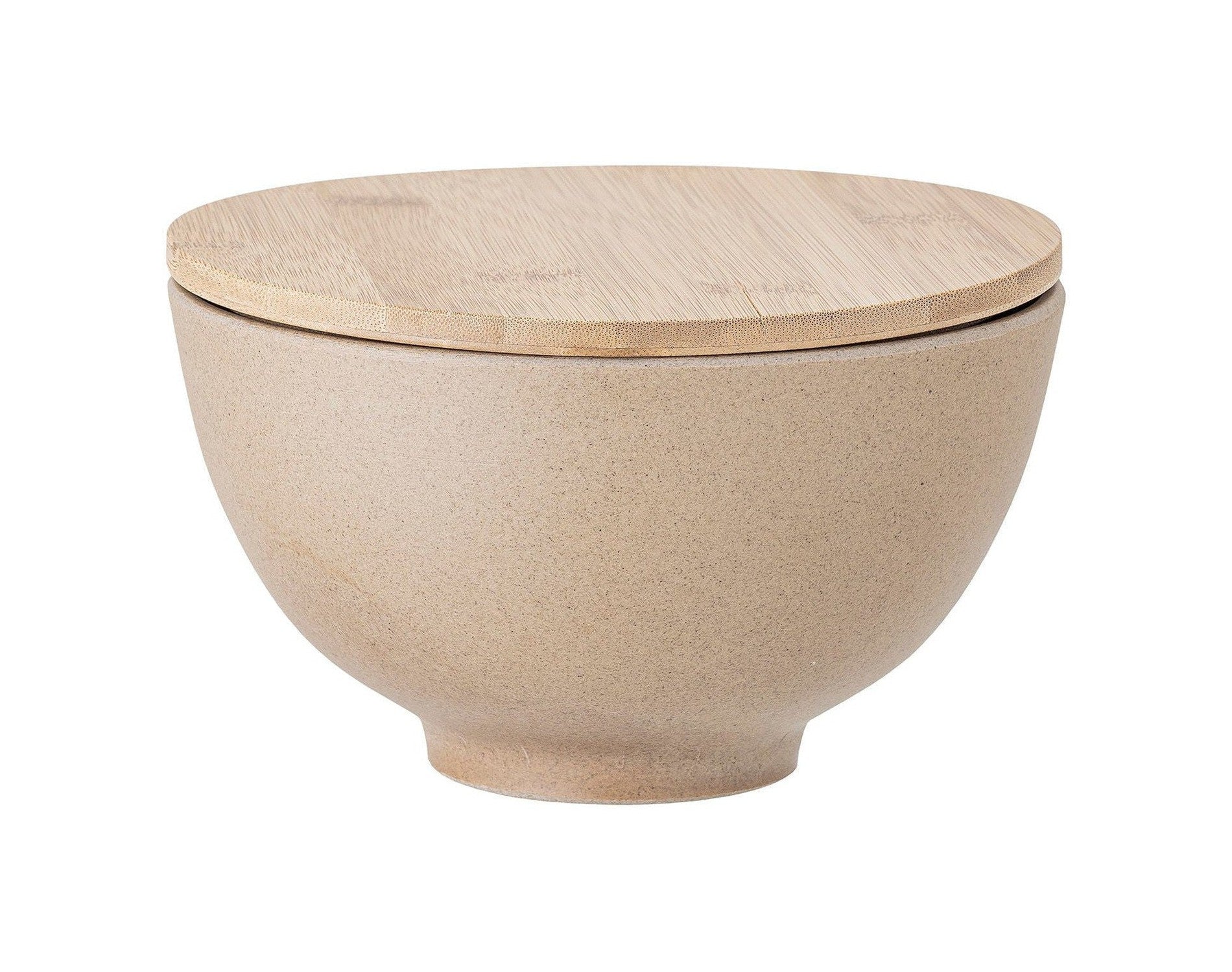 Bloomingville Lee Bowl w/lid，Nature，Stoneware