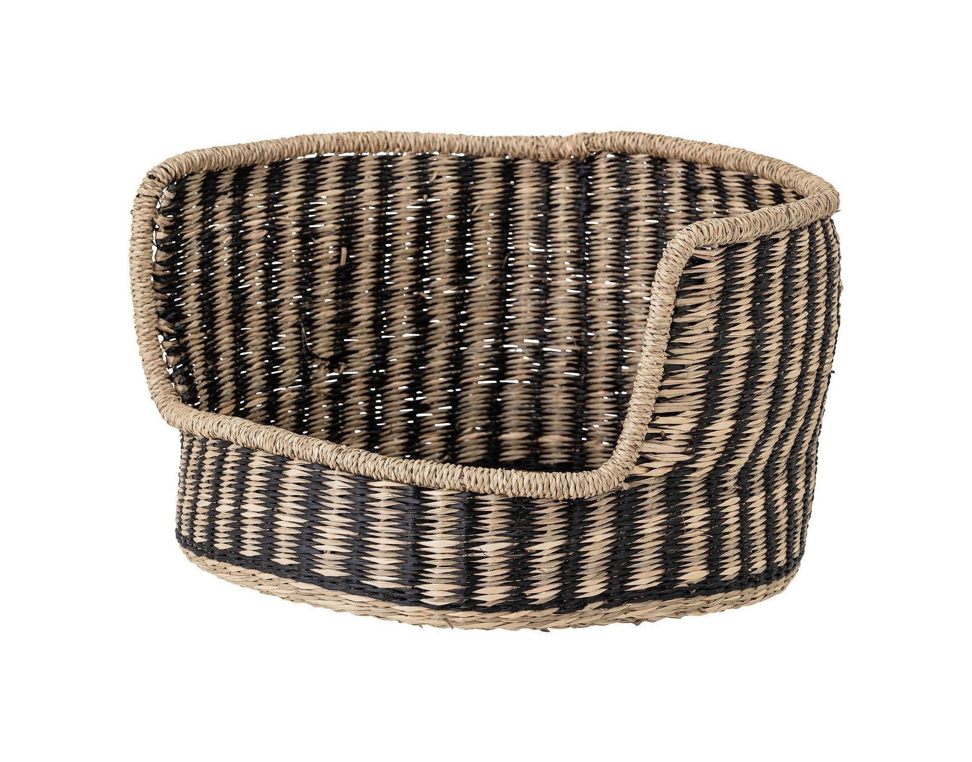 Bloomingville Lenina Dog Basket, Black, Seagrass