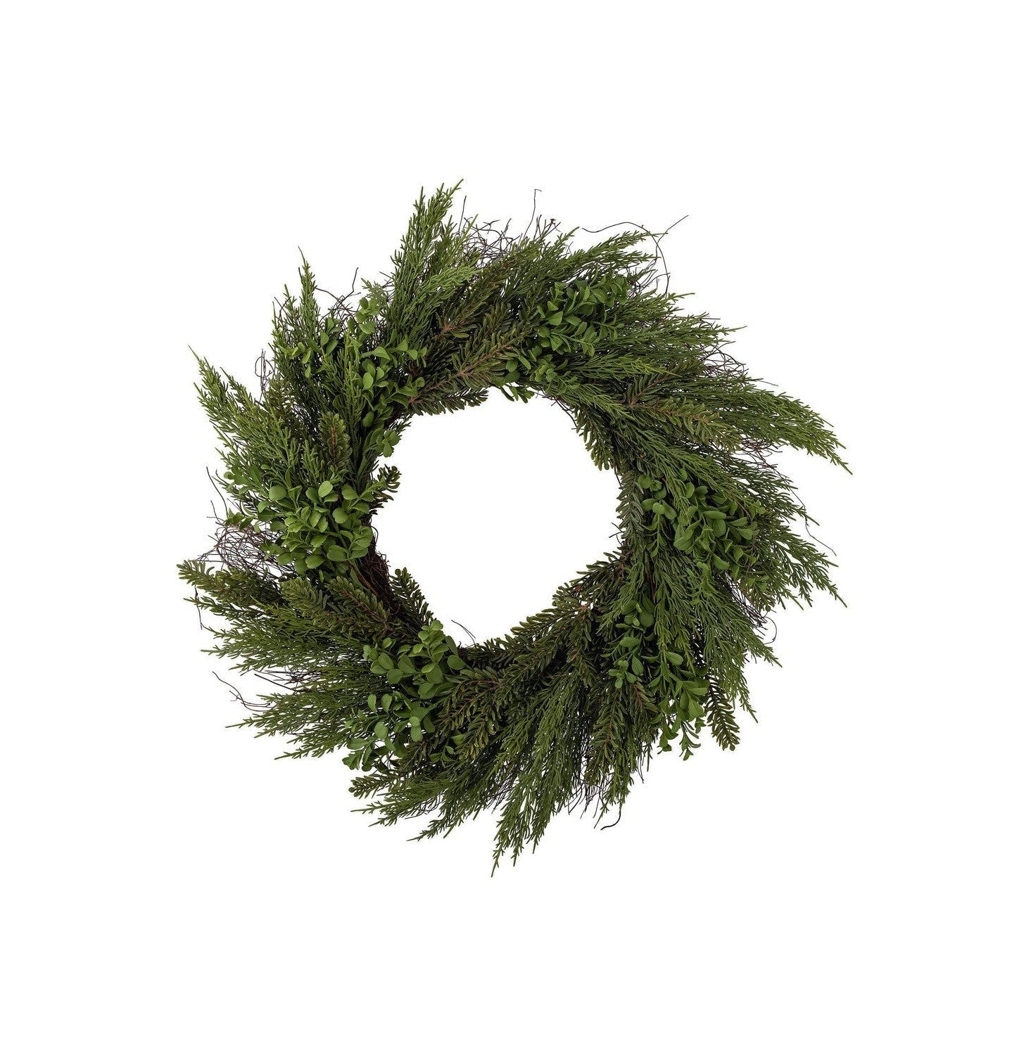 Bloomingville Lenra Wreath, verde, plástico