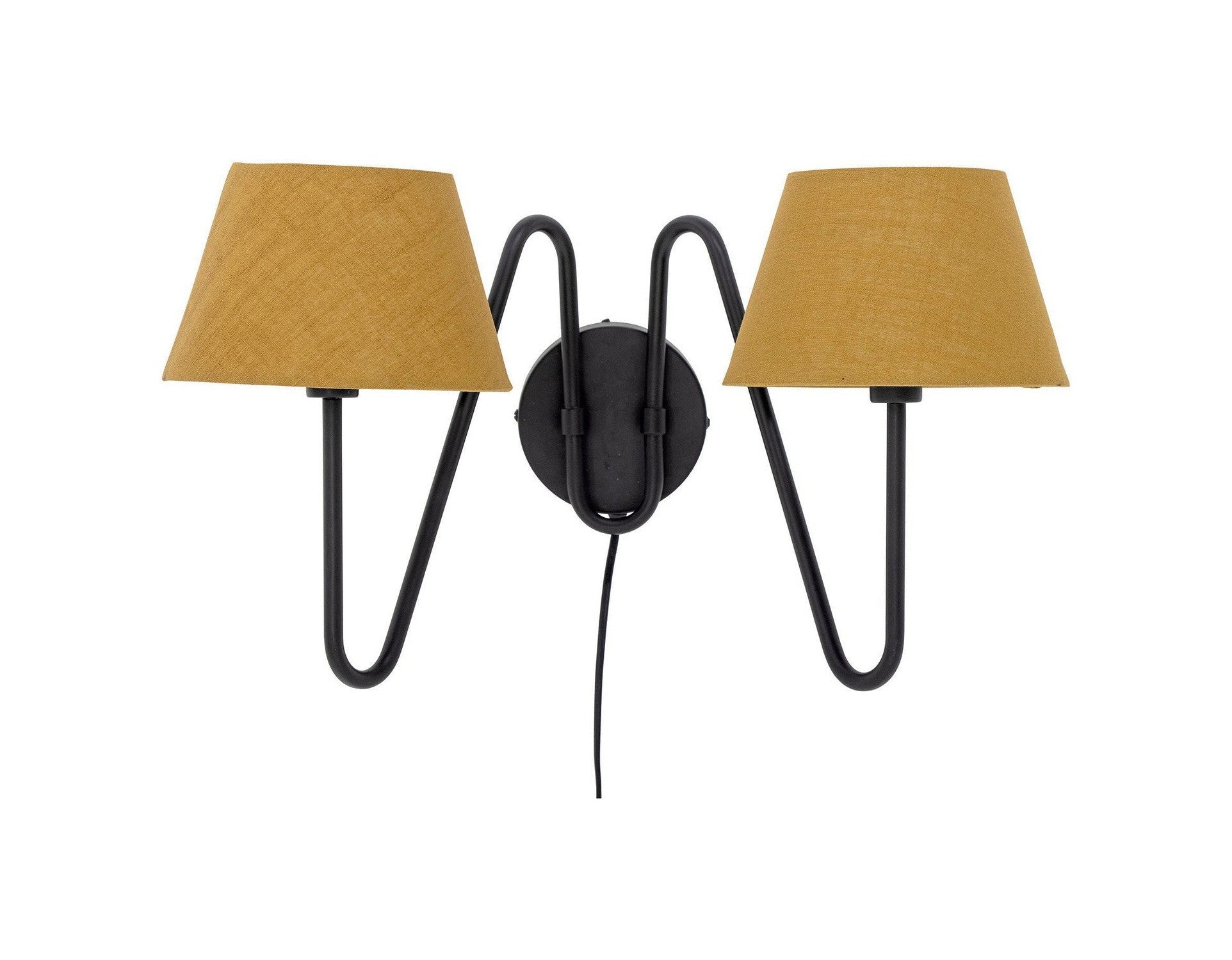 Bloomingville Letty Wall Lamp, nero, metallo