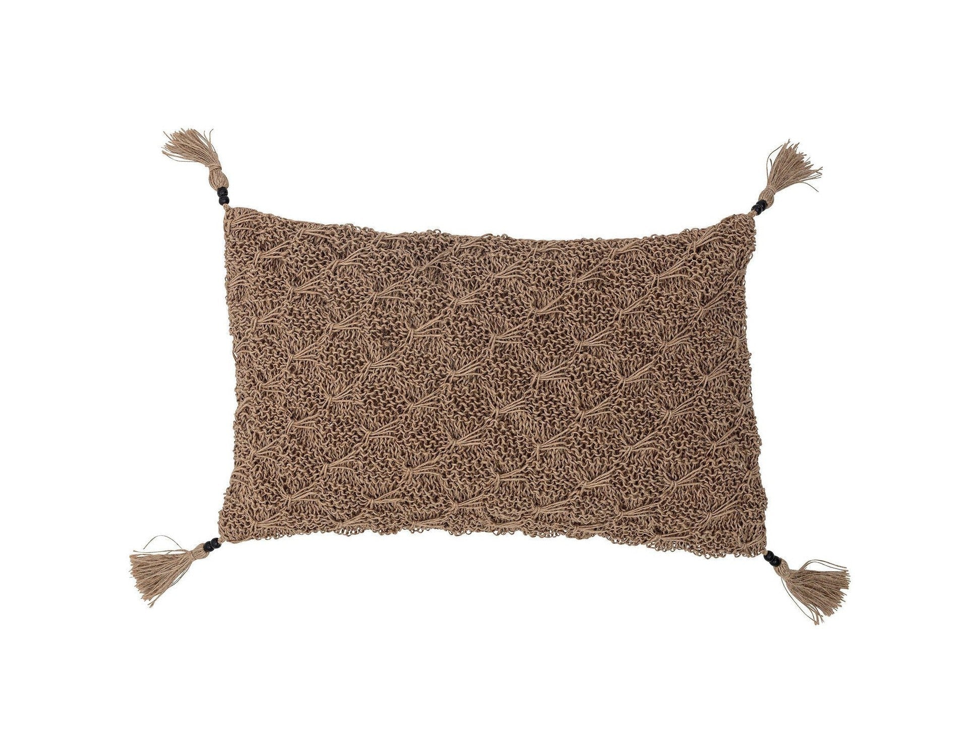 Bloomingville Lione Cushion, marron, coton