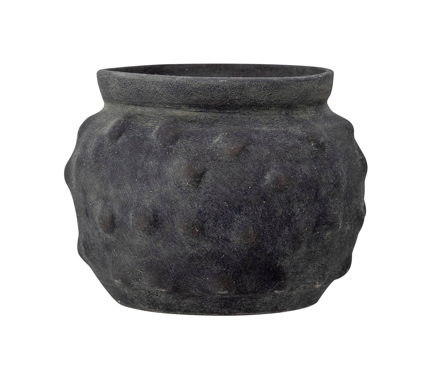 Bloomingville Lisen Deco Flowerpot, nero, terracotta