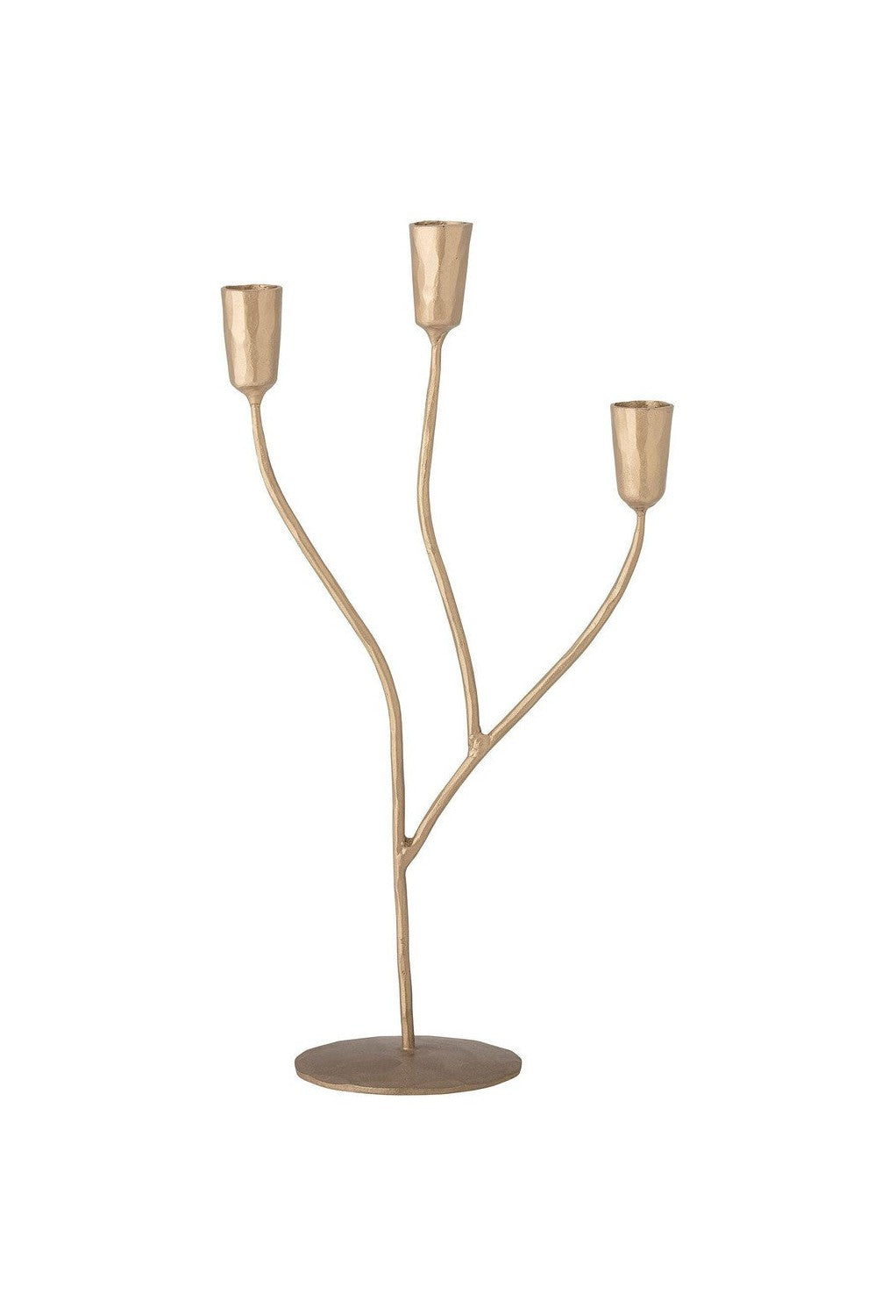 Bloomingville Lorine Candle Holder, guld, metal