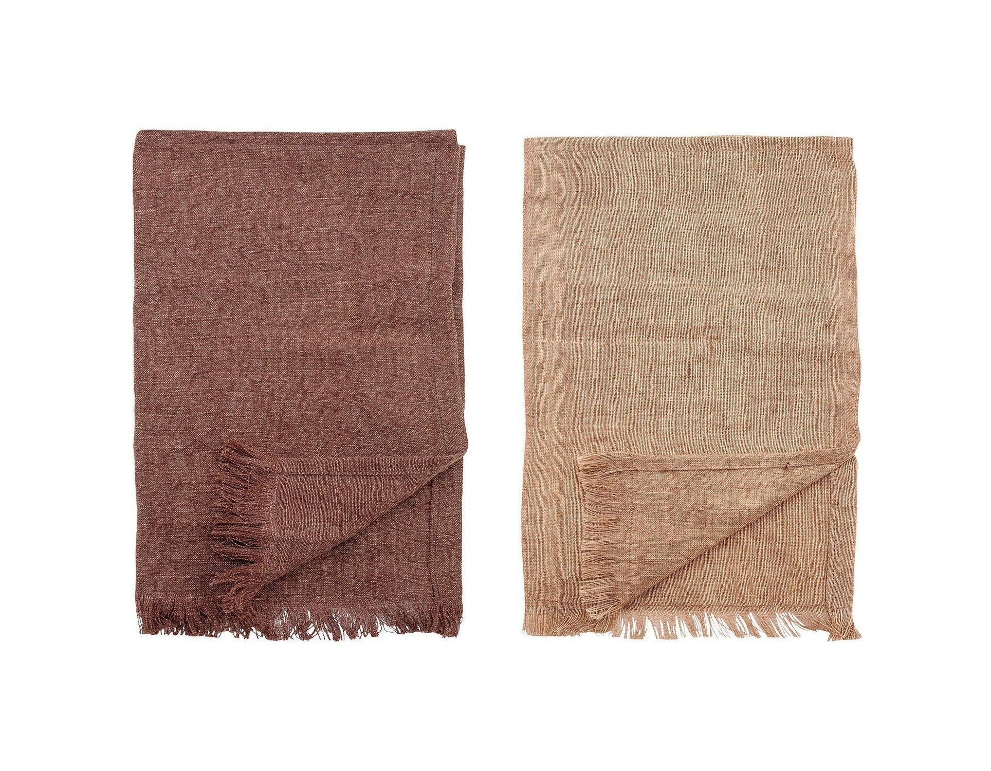 Bloomingville Lovine Kitchen Towel, Brown, Cotton