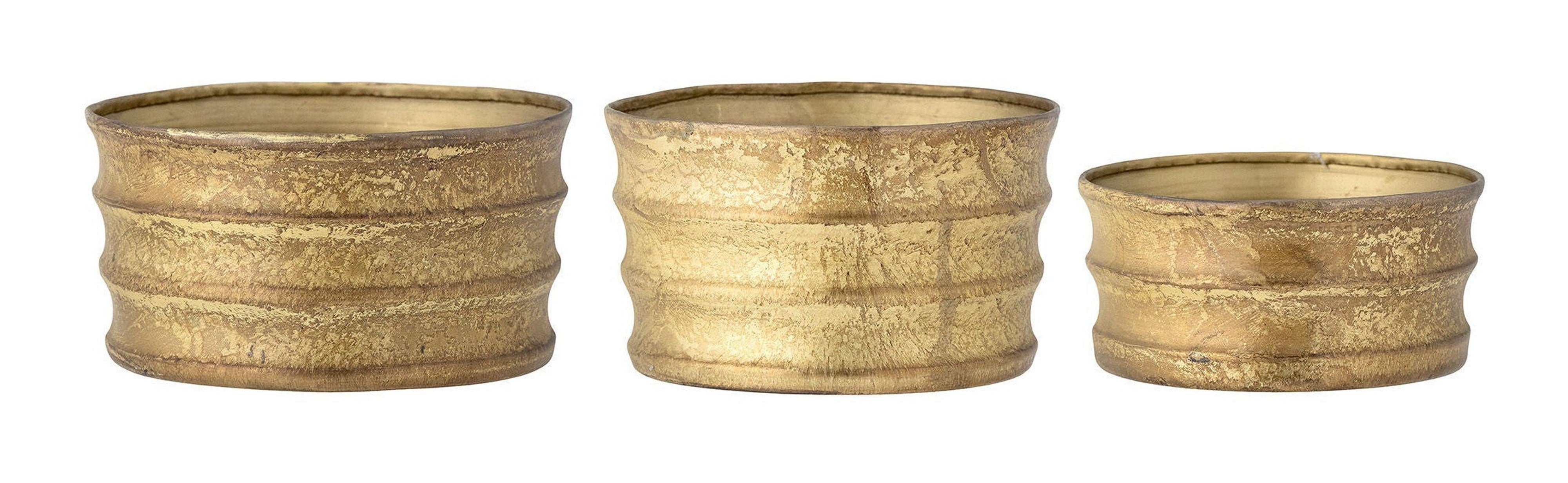 Bloomingville Lucilla Flowerpot, oro, metallo