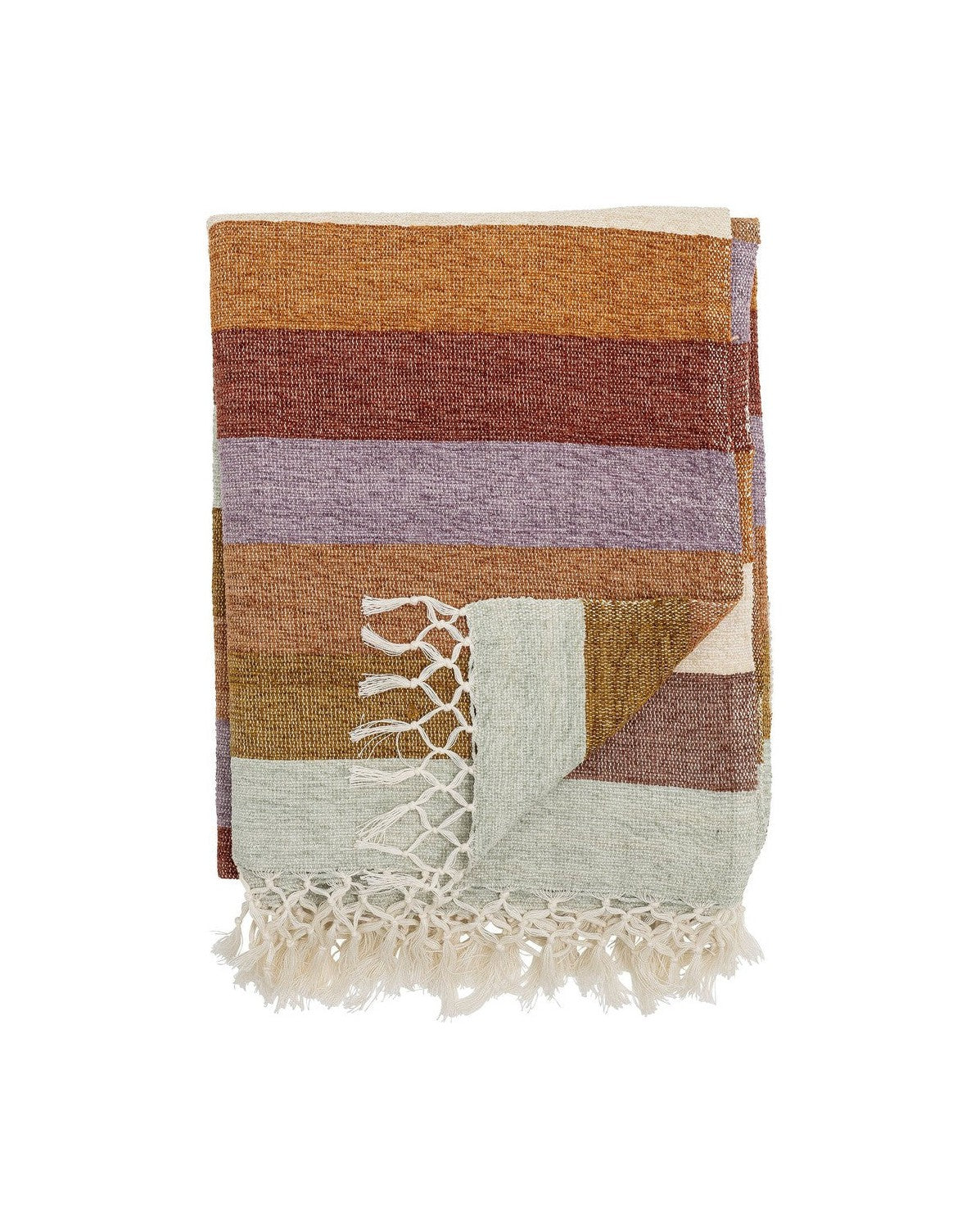 Bloomingville Lucilla Throw, viola, cotone