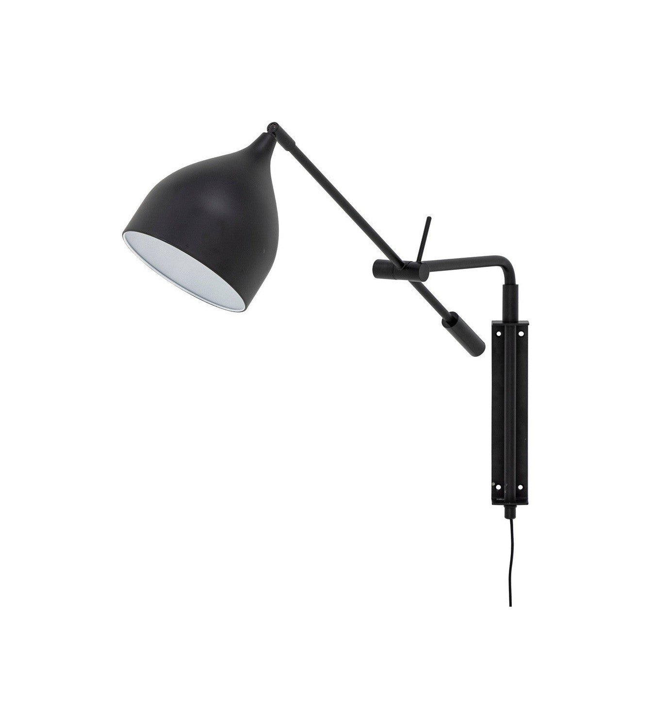 Bloomingville Lyam Wall Lamp, nero, metallo