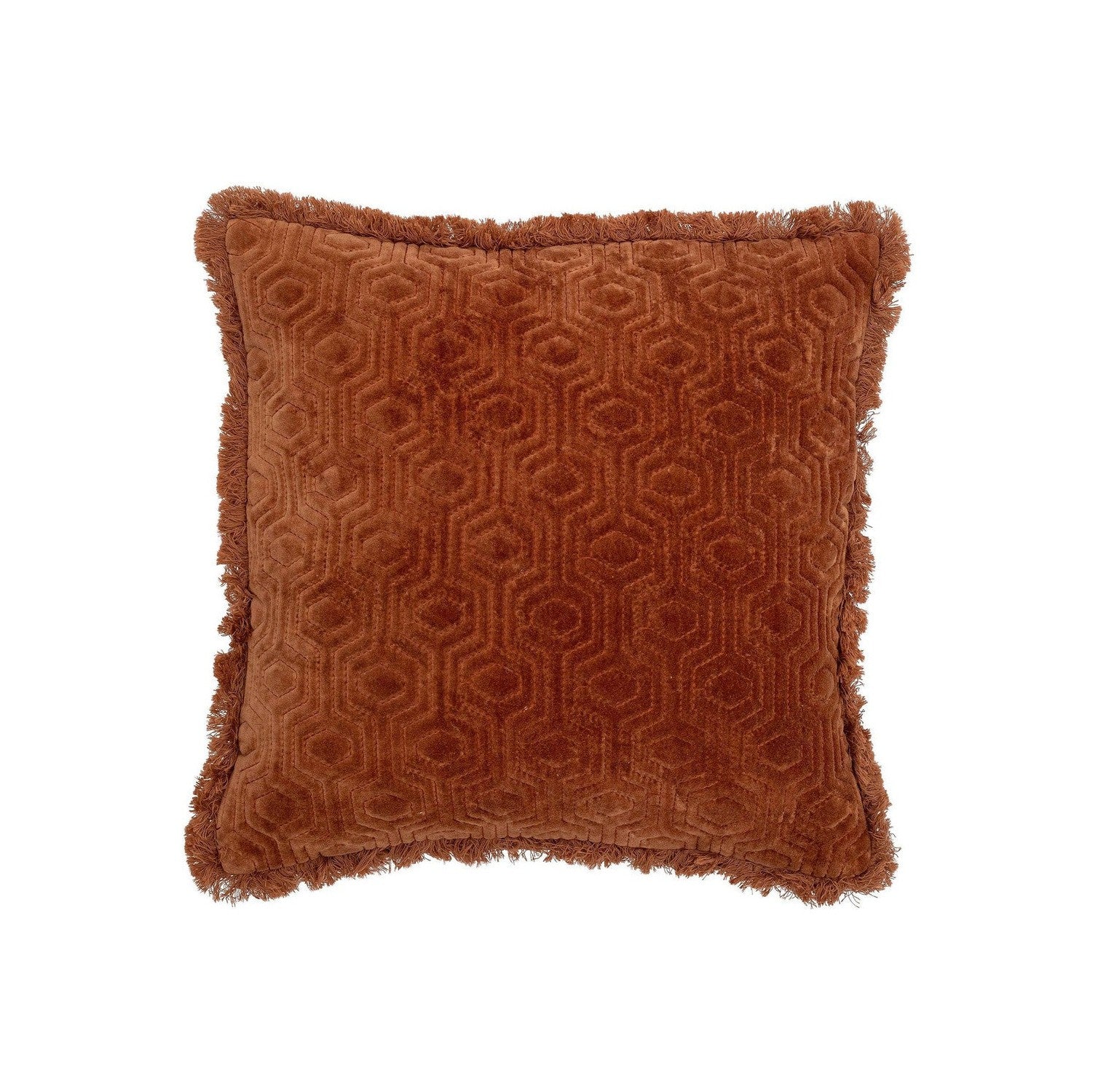 Bloomingville Mahado Cushion, orange, coton