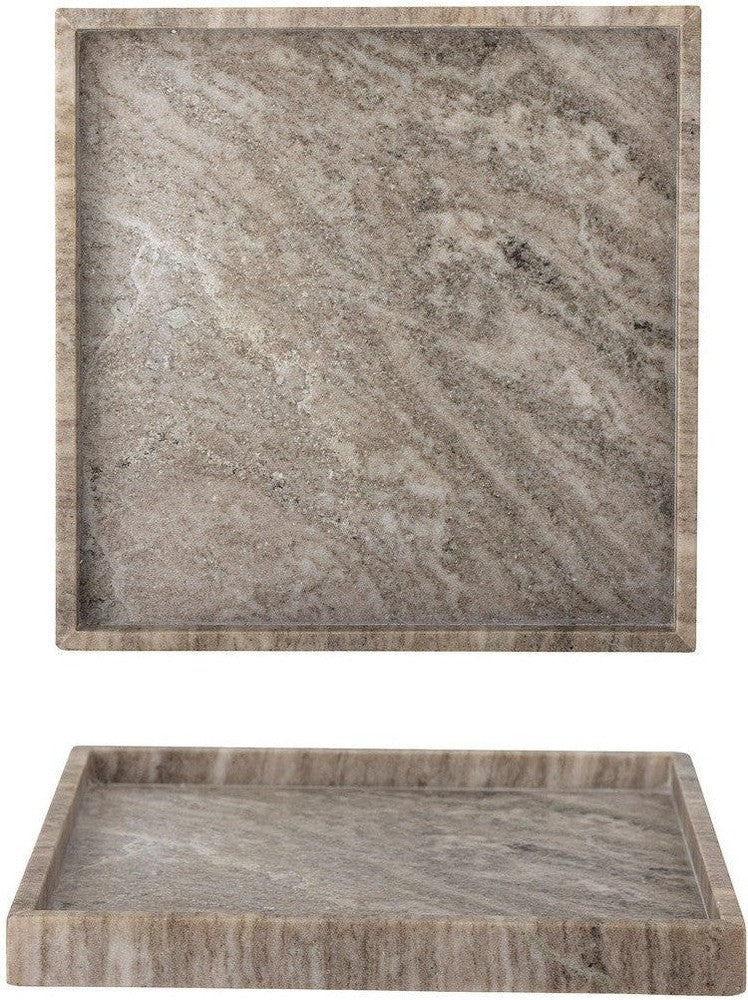 [product_category]-Bloomingville Majsa Tray, Brown, Marble-Bloomingville-5711173294381-82058055-BLO-1