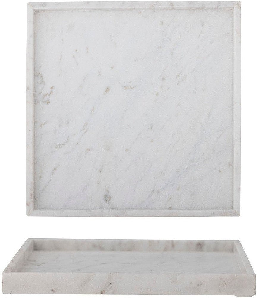 [product_category]-Bloomingville Majsa Tray, White, Marble-Bloomingville-5711173323968-82068109-BLO-1