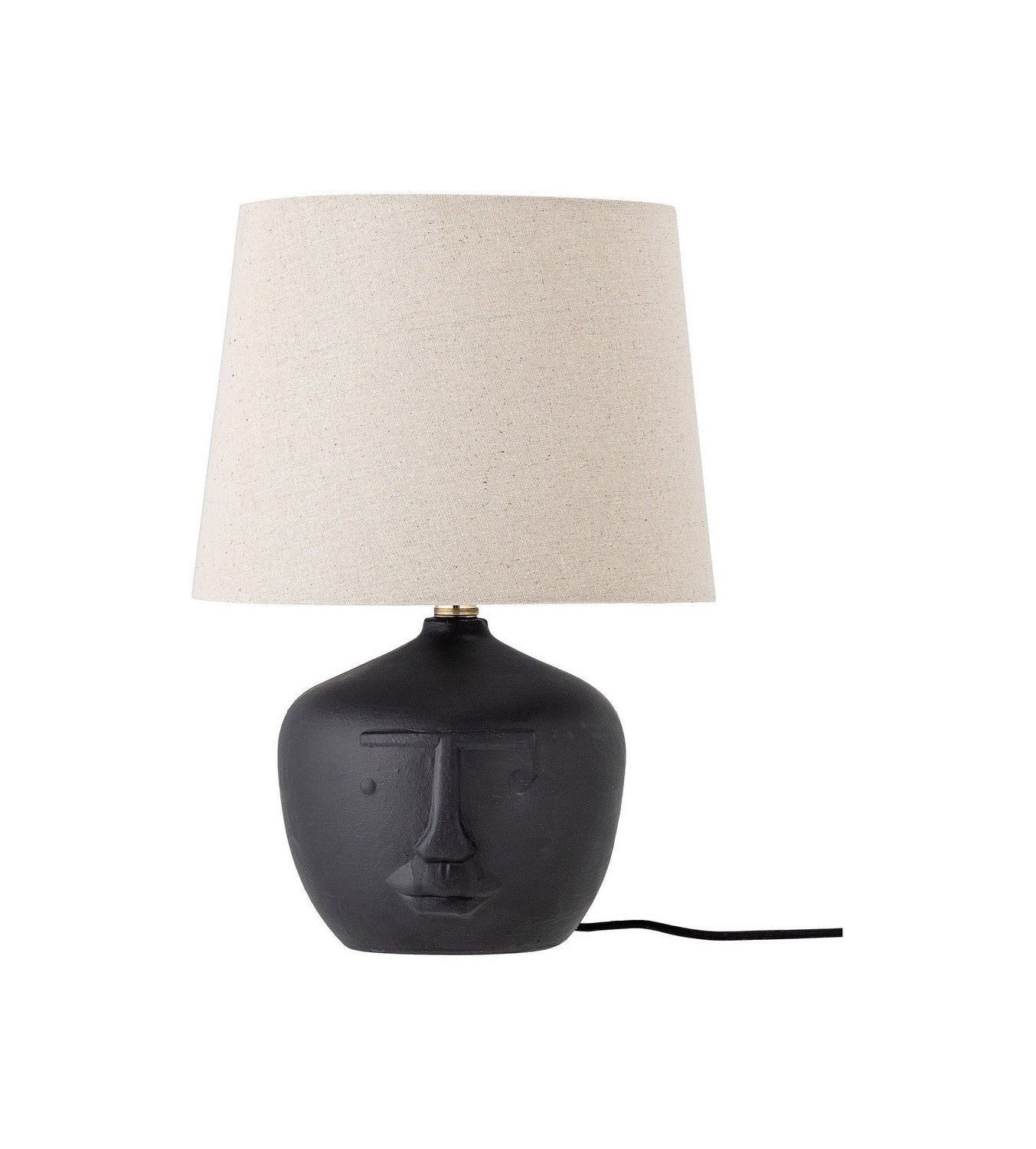 Lampe de table Matheo Bloomingville, noir, terre cuite